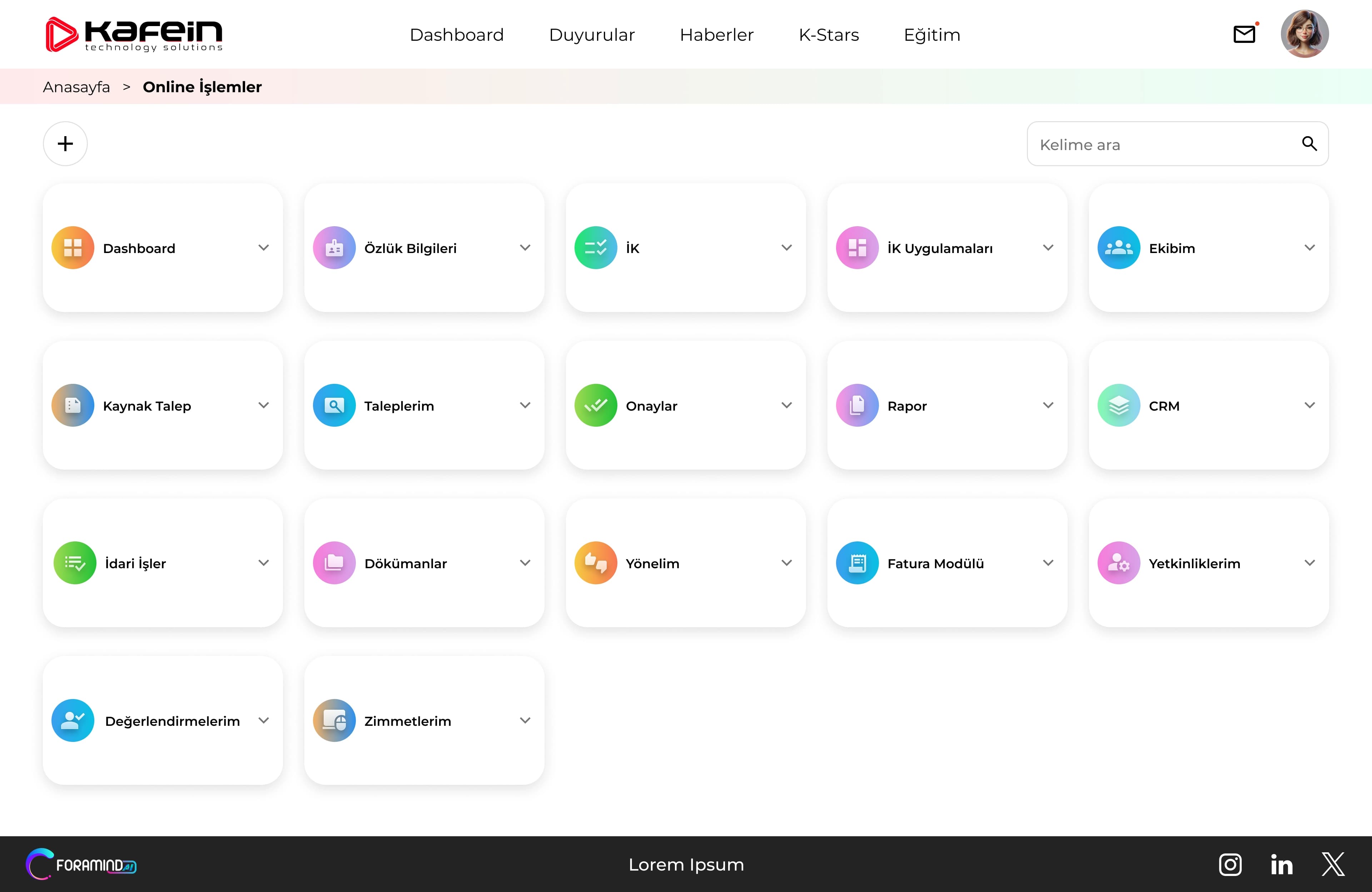 Kafein Technology Solutions Portal 3