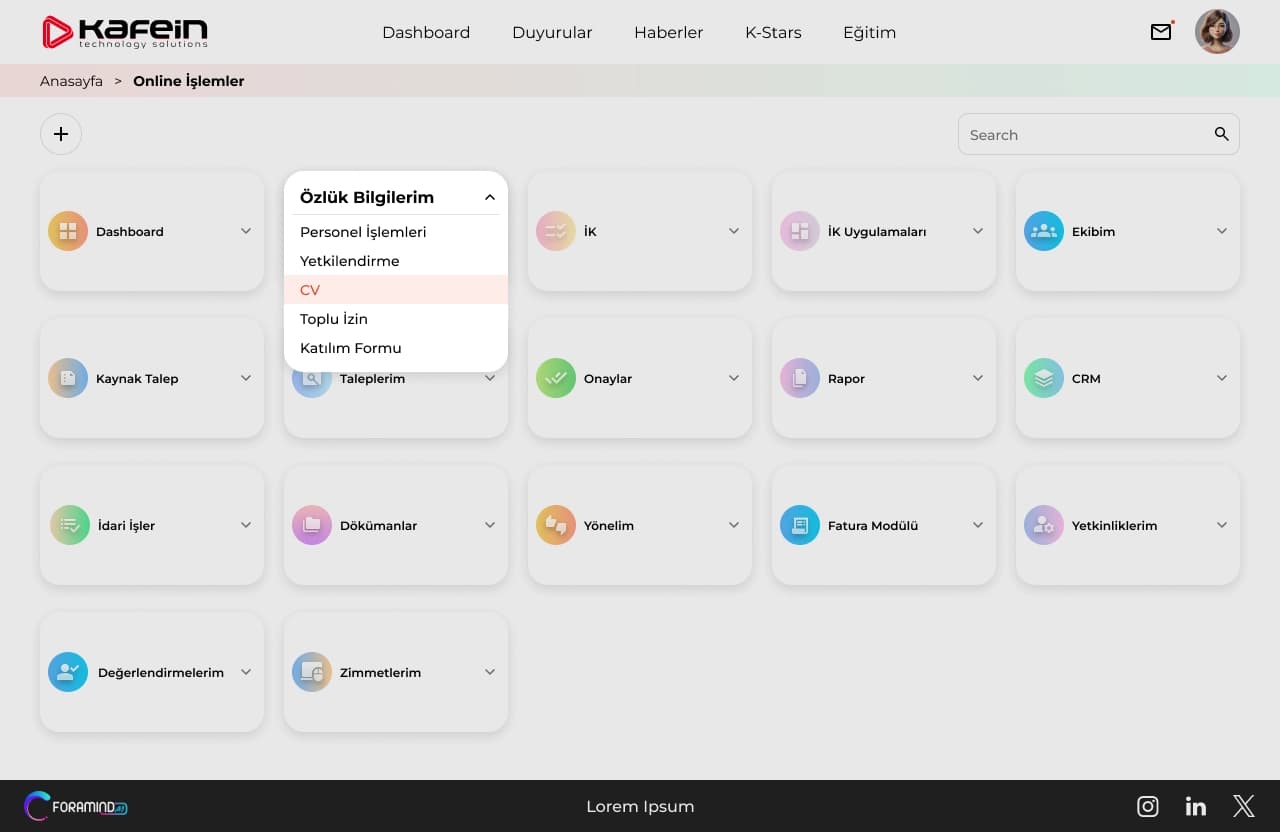 Kafein Technology Solutions Portal 4