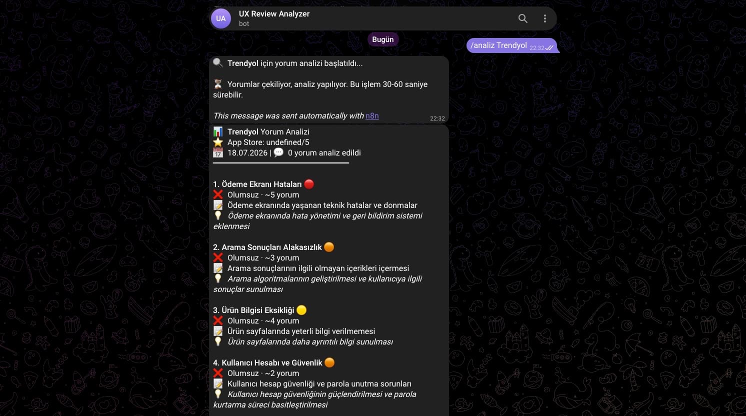 n8n - App Review Analyzer / UX Research Automation System 3